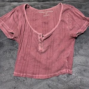 Aeropostale Basic Crop Tee